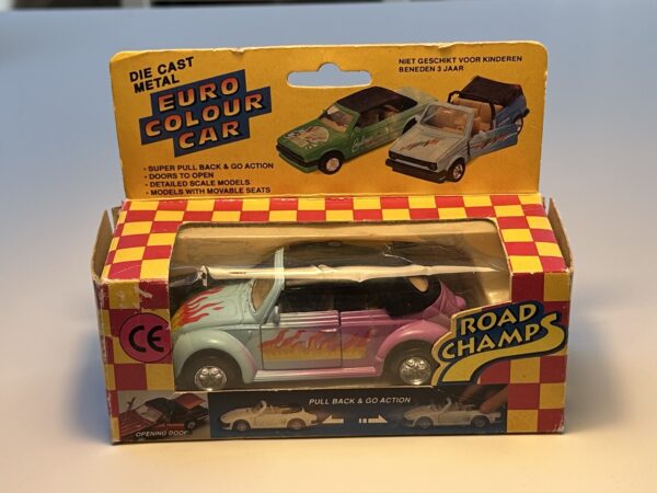 Road Champs - Volkswagen Kever Cabriolet - Schaal 1:36